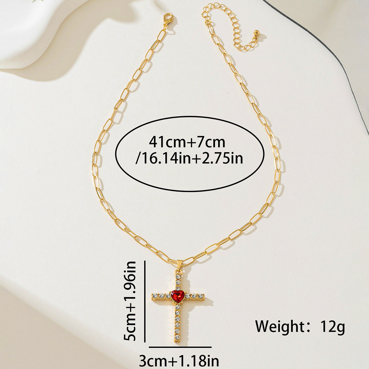 Planderful Vienna Verve Necklace – Fashionable Red Love Pendant