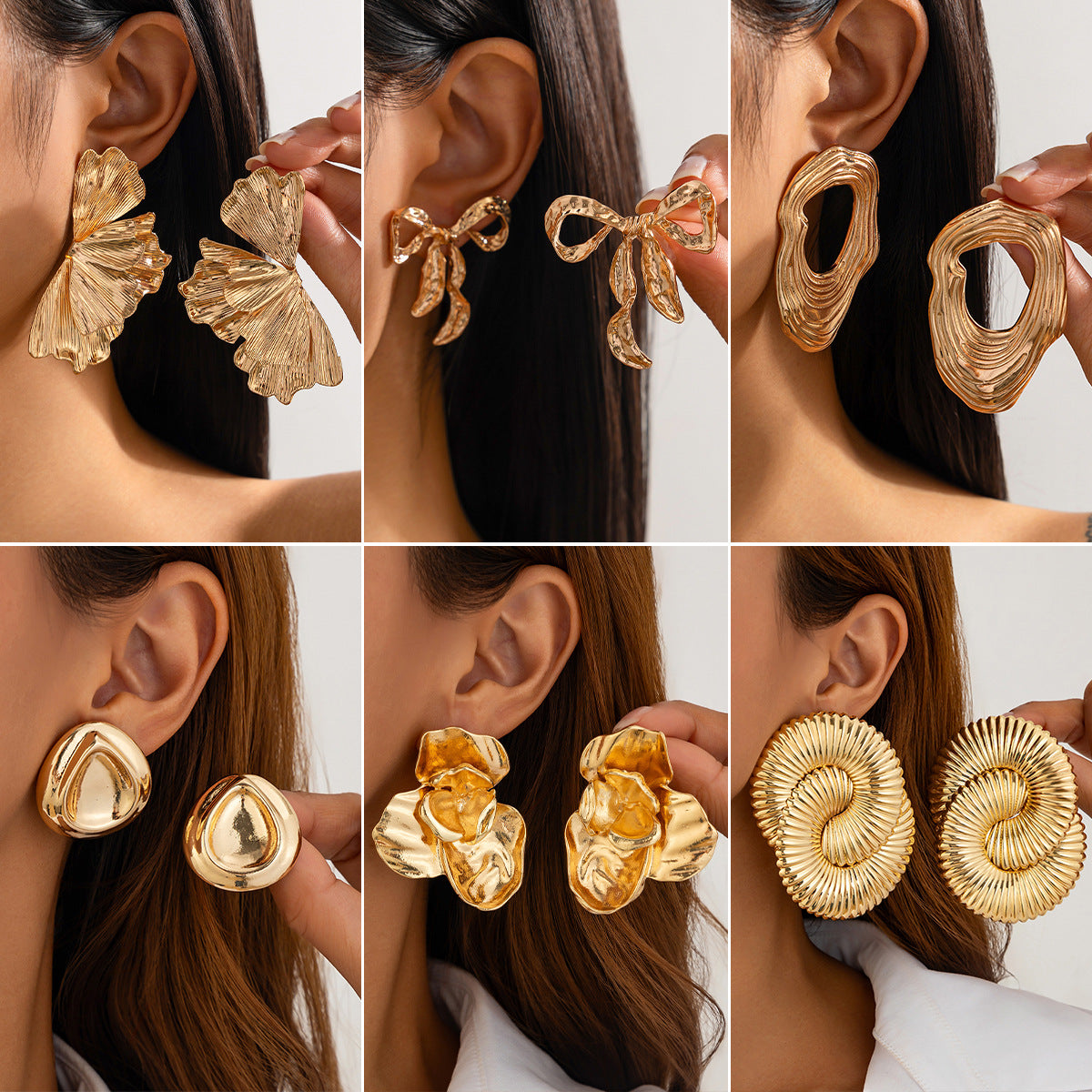 Planderful Vienna Verve Earrings – Sweet and Stylish Irregular Flower Design