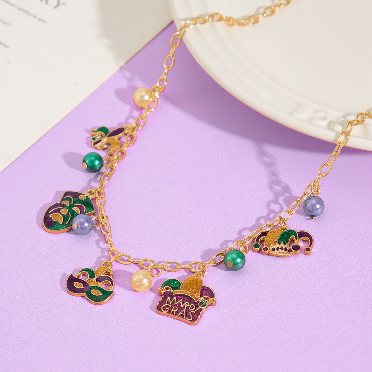 Planderful Vienna Verve Necklace – Elegant Multi-Fringed Design