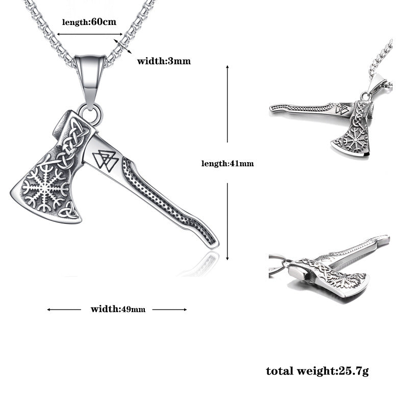 Steel Necklace - Vintage Men's