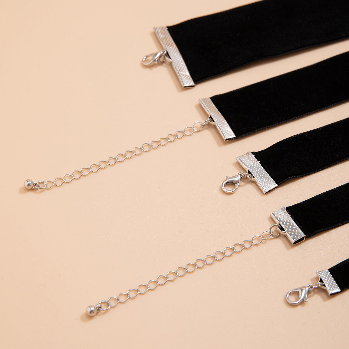 Velvet Sweet Lolita Black Choker Necklace Set