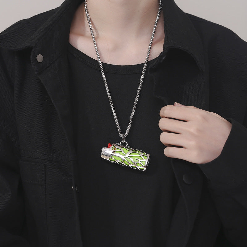 Steel Necklace – Minimalist Men's Everyday Accessory