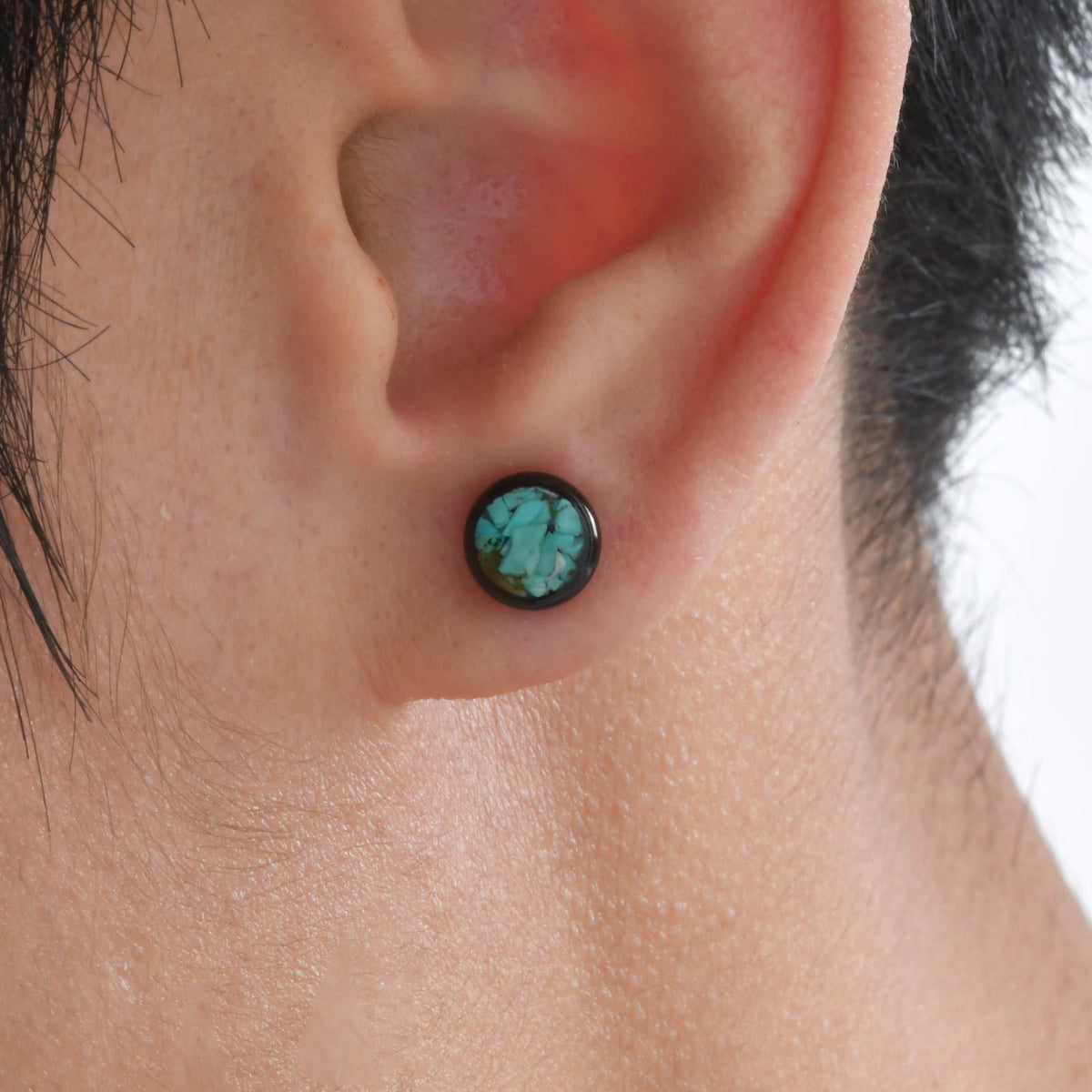 Modern Stainless Steel Earring — Single — Gold / Silver / Black