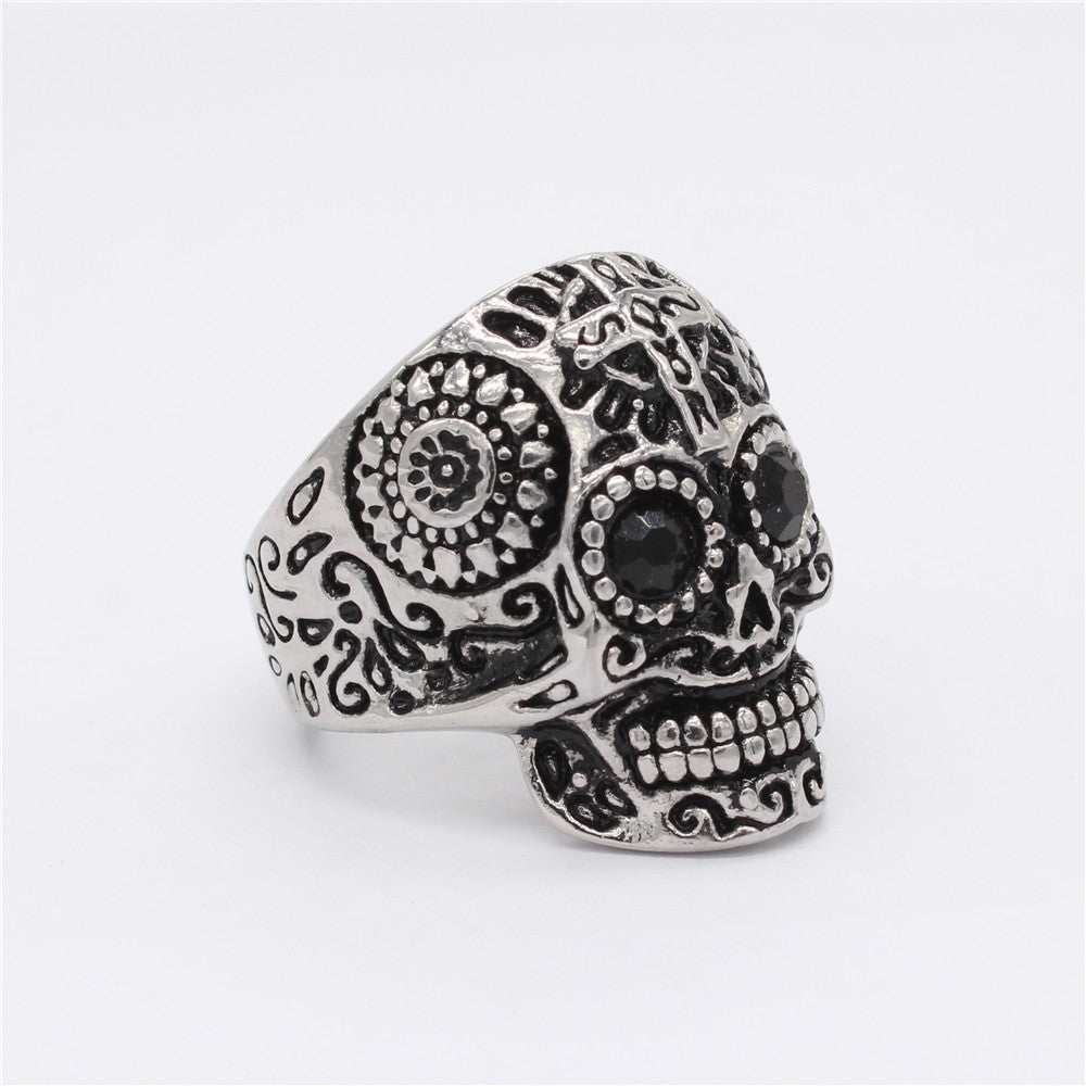 Titanium Steel Skull Ring