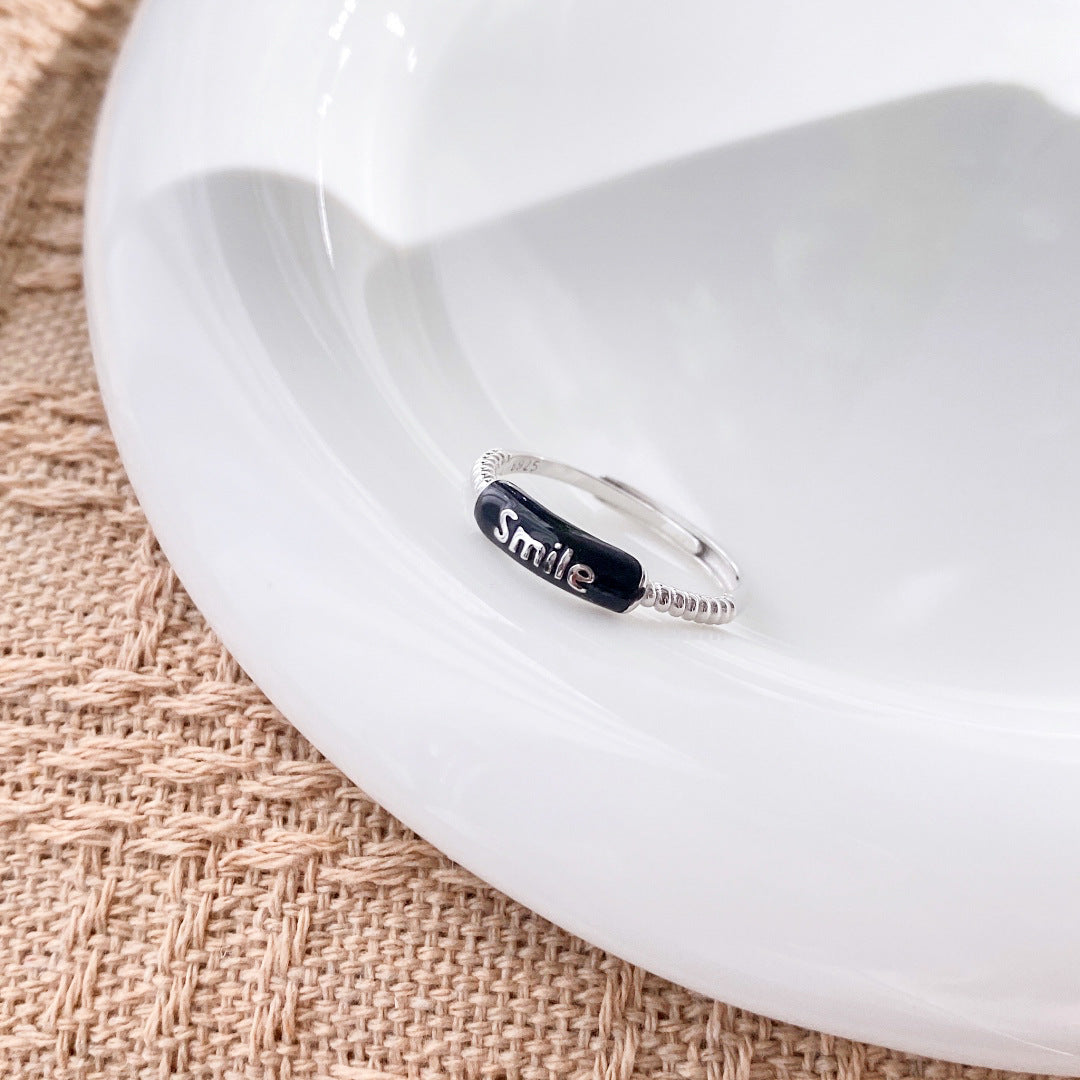 Planderful Ins Fengsu Ring – Elegant Versatile Sterling Silver Design