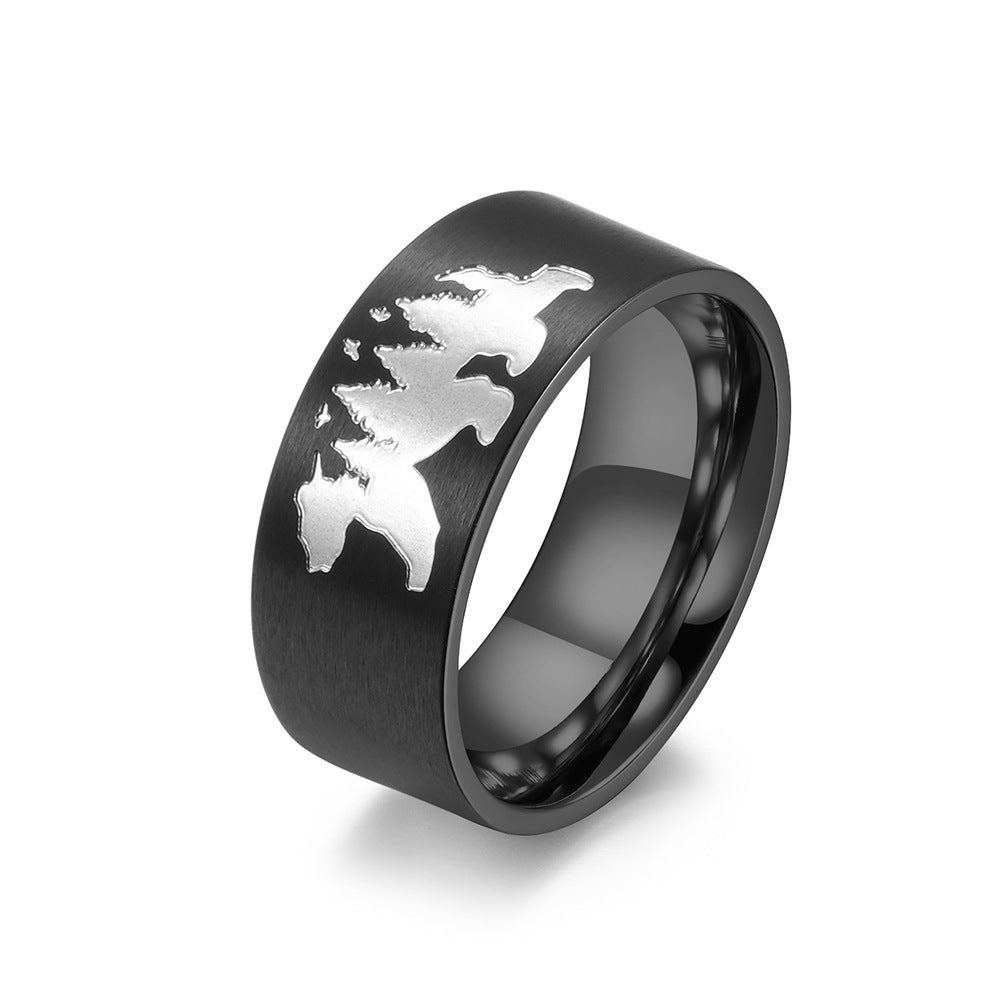 Cross-Border Amazon Polar Bear Flying Bird Ring for Men