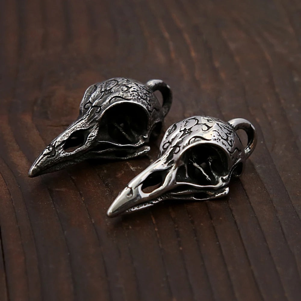 Vintage Skull Viking Stainless Steel Men's Pendant Necklace