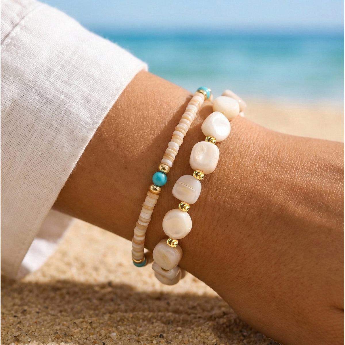 Turquoise Stainless Steel Bracelet