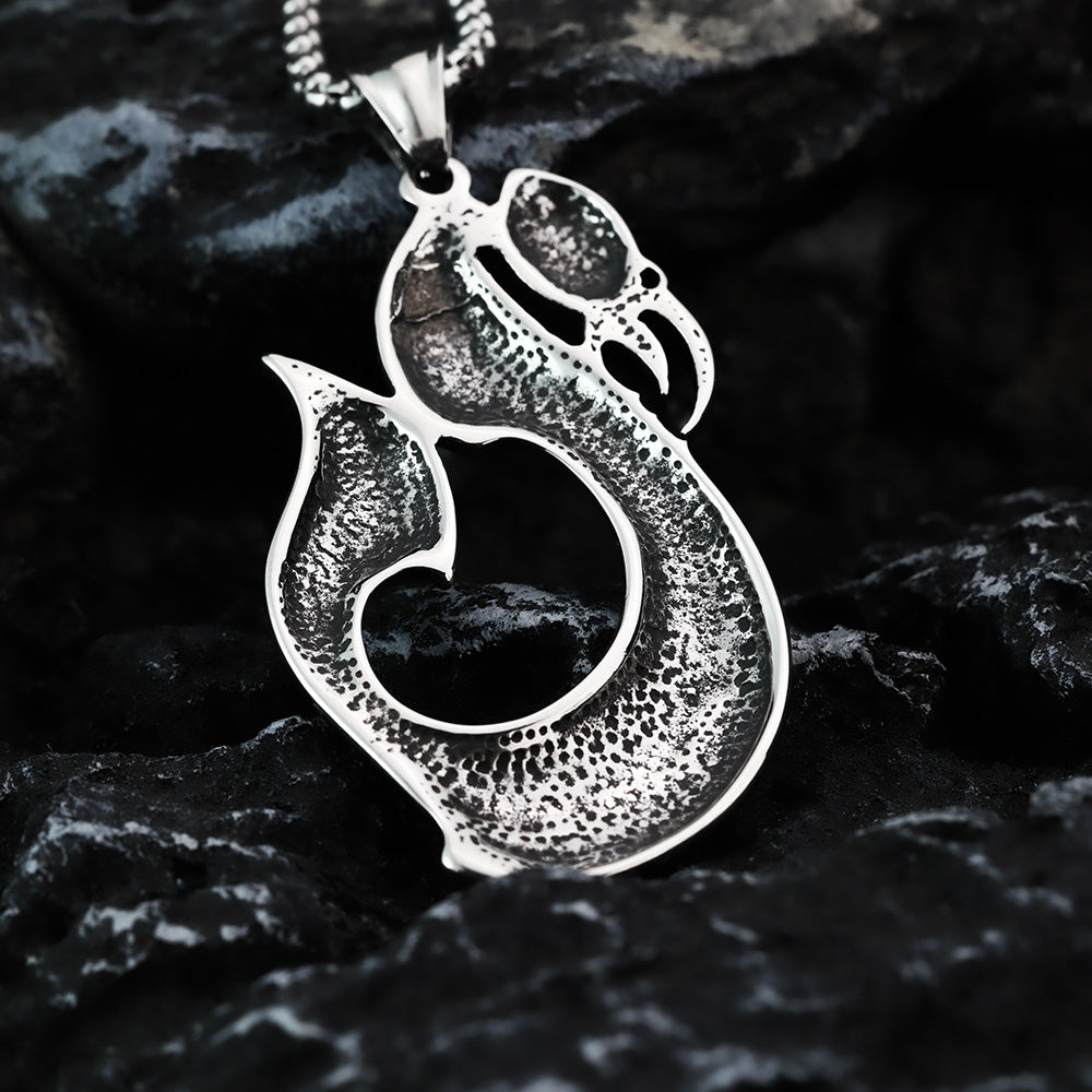 European And American Retro Stainless Steel Men's Pendant