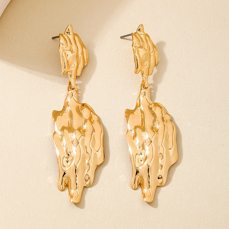 Planderful Vienna Verve Earrings – Creative Irregular Geometric Design