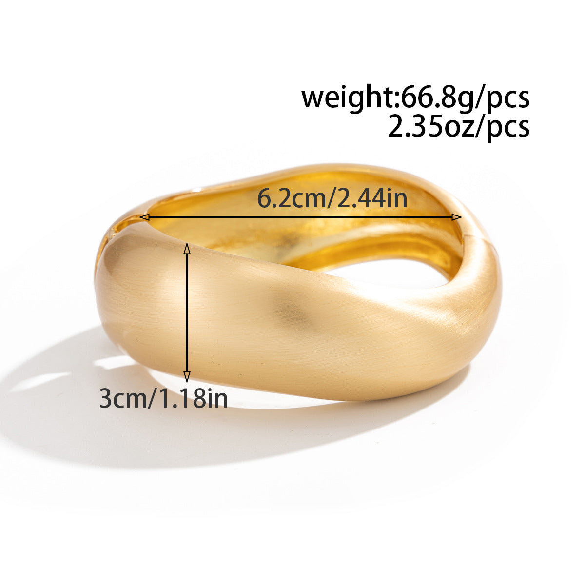 Planderful Geometric Alloy Bracelet Vienna Verve Translucent Circular Design For Women Statement Retro Chic