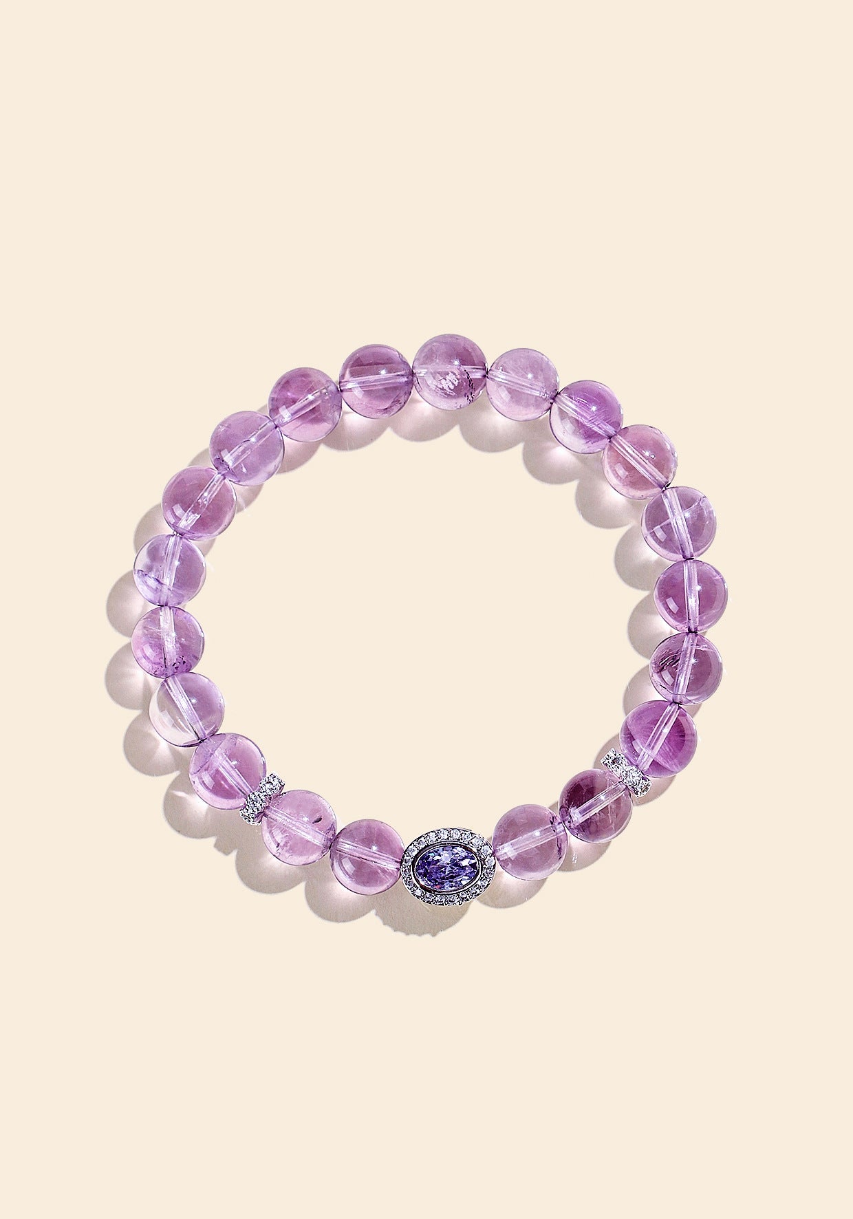 Planderful Fortune's Favor Bracelet – High-End Amethyst Beaded Design