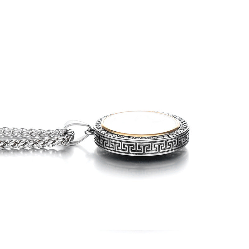 Stainless Steel Necklace – Vintage Dragon Pendant