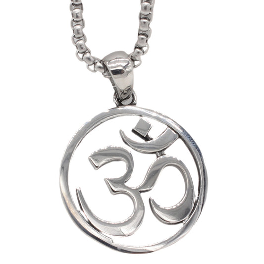Planderful European And American Religious Symbols Pendant Titanium Steel Unisex Protection Statement Jewelry