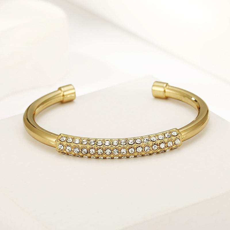 Starry Night Gold Bracelet - Elegant Zinc Alloy Jewelry from Prominent Manufacturers