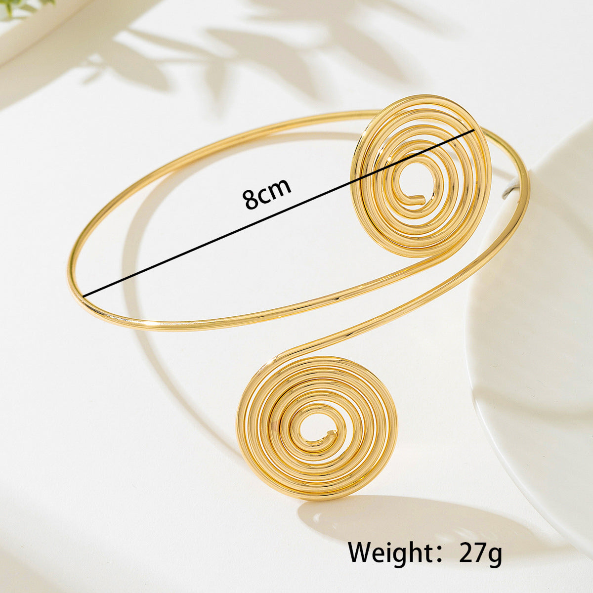 Planderful Vienna Verve Bracelet – Exaggerated Metal Geometry Design