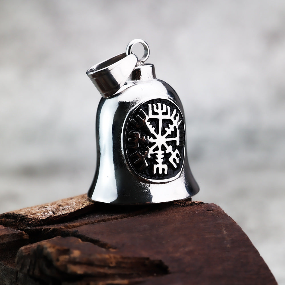 Tree of Life Skull Stainless Steel Men's Pendant Necklace