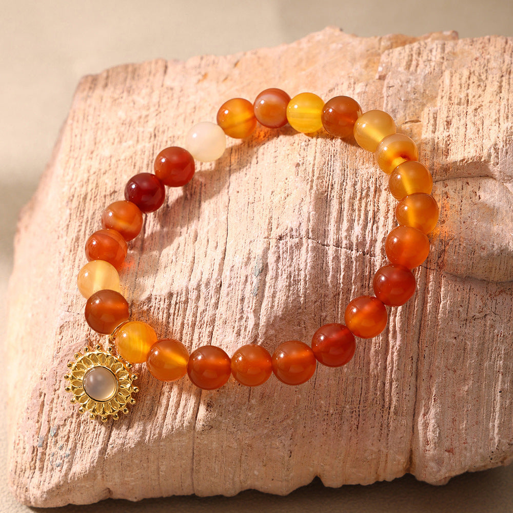Planderful Natural Agate Bracelet Women Gift Girlfriend