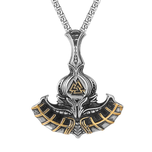 Viking Pirate Anchor Pendant Titanium Steel Unisex Necklace Planderful Bold Protection Statement