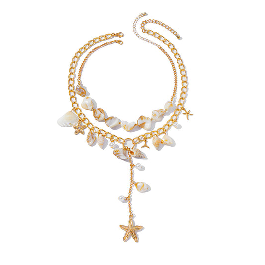 Planderful Vienna Verve Necklace – Elegant Summer Beach Design