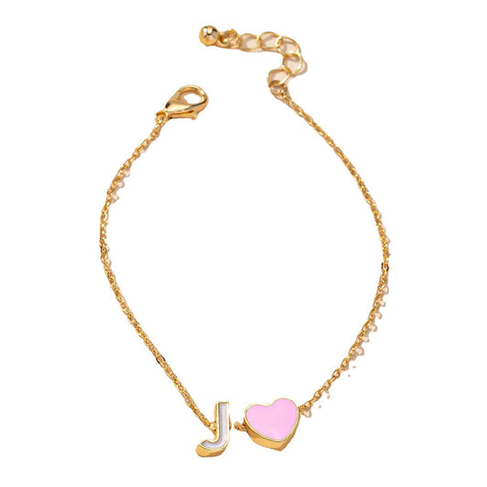Elegant Vienna Verve Heart Bracelet with Cold Wind Design