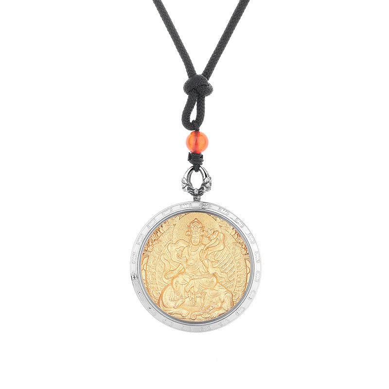 Steel Necklace – Elegant Everyday Buddha Gift
