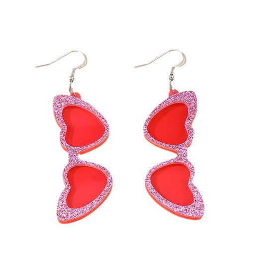 Sweet Pink Sunglasses and Spicy Girl Earrings from Vienna Verve
