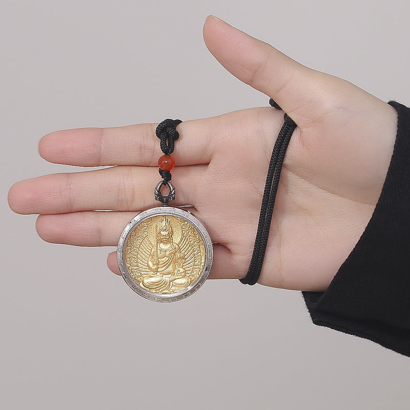 Steel Necklace – Elegant Everyday Buddha Gift