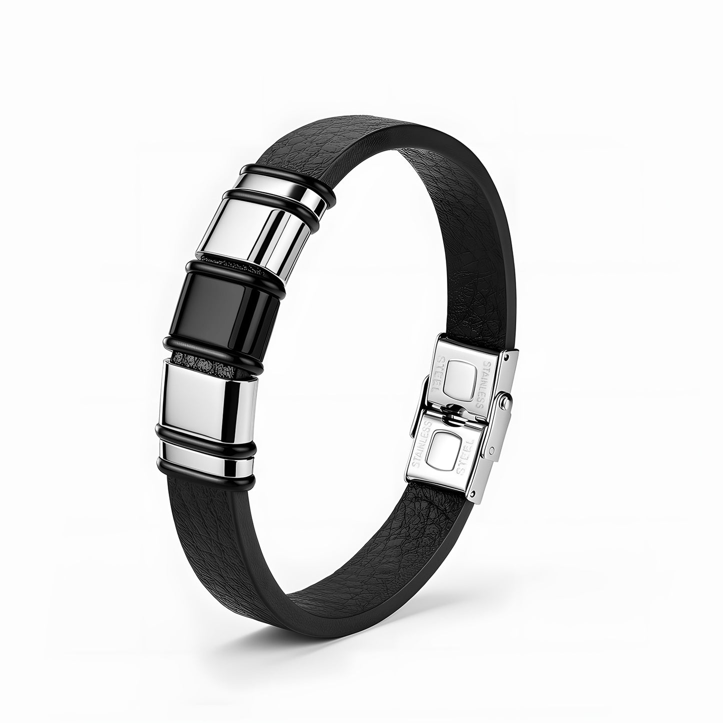Stainless Steel Bamboo Bracelet Premium Durable Unisex Accessory By Planderful Everyday Genie