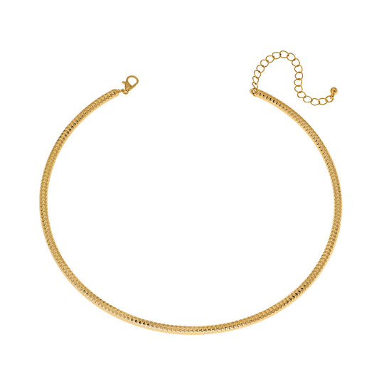 Planderful Vienna Verve Necklace – Fashionable Minimalist Metal Design