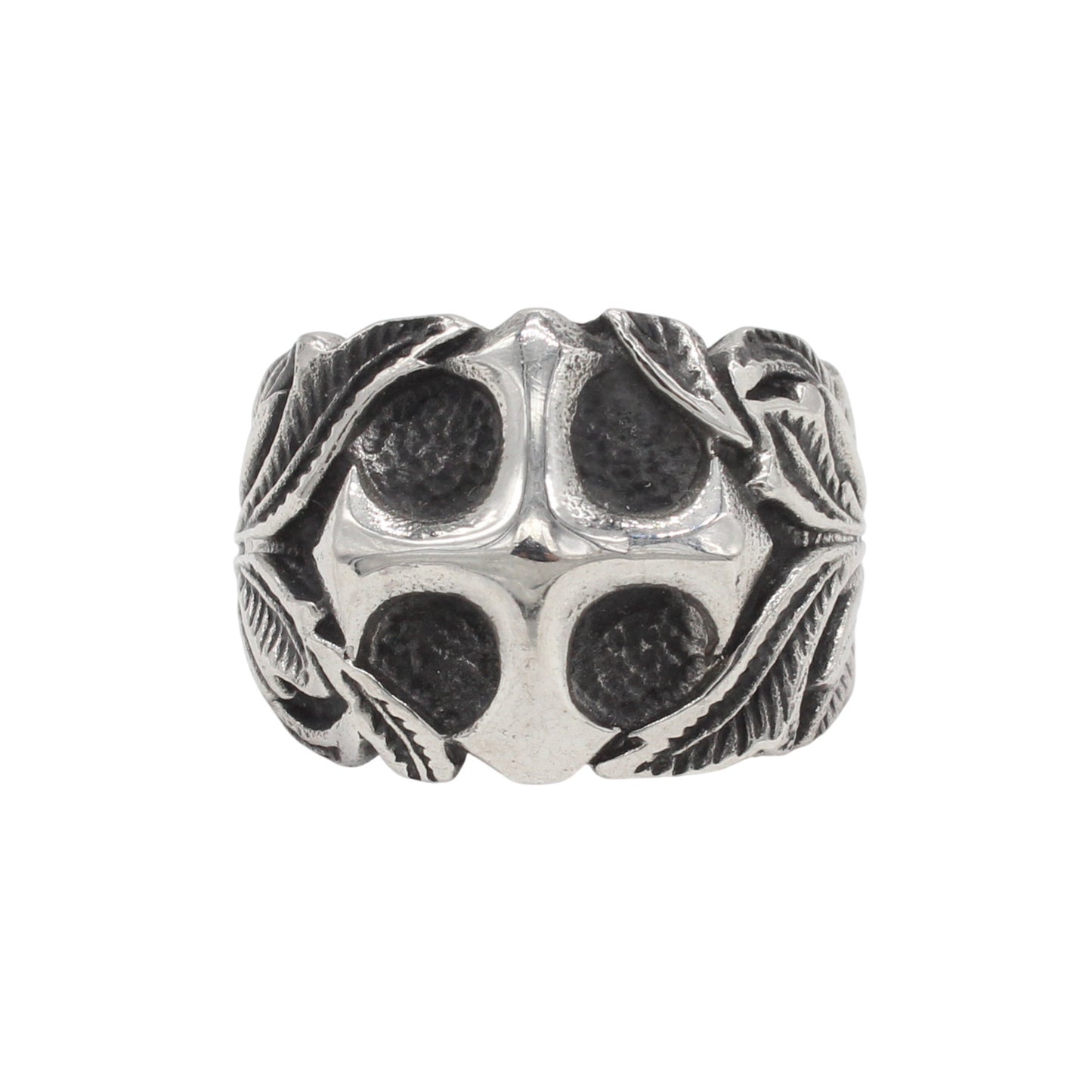 Planderful Everyday Genie – Wholesale European and American Retro Cross Men's Titanium Steel Ring