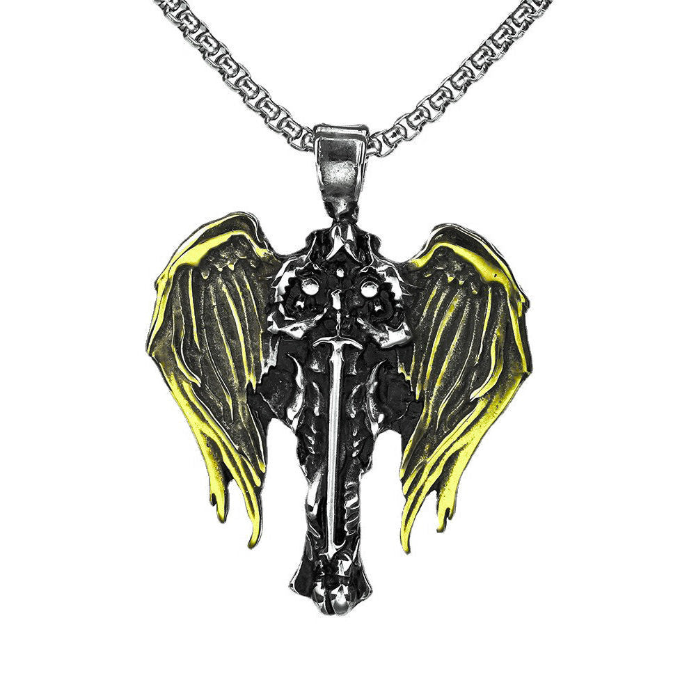 European and American Jewelry Wholesale Viking Odin Pendant Necklace