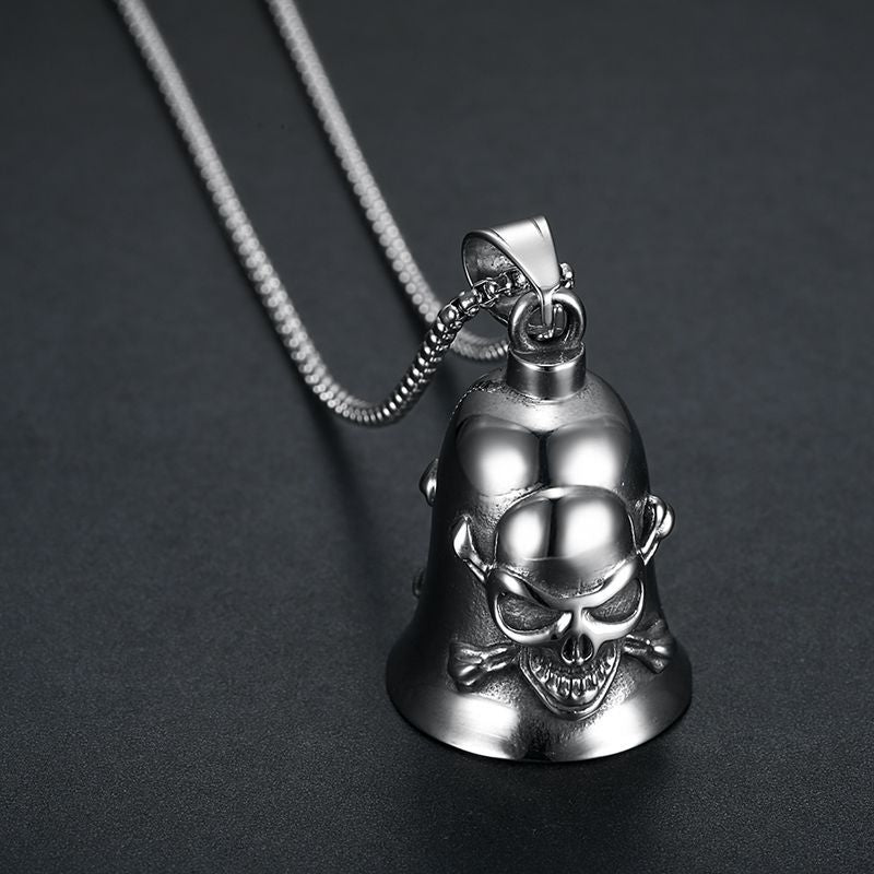 Punk Skull Stainless Steel Men's Pendant Necklace