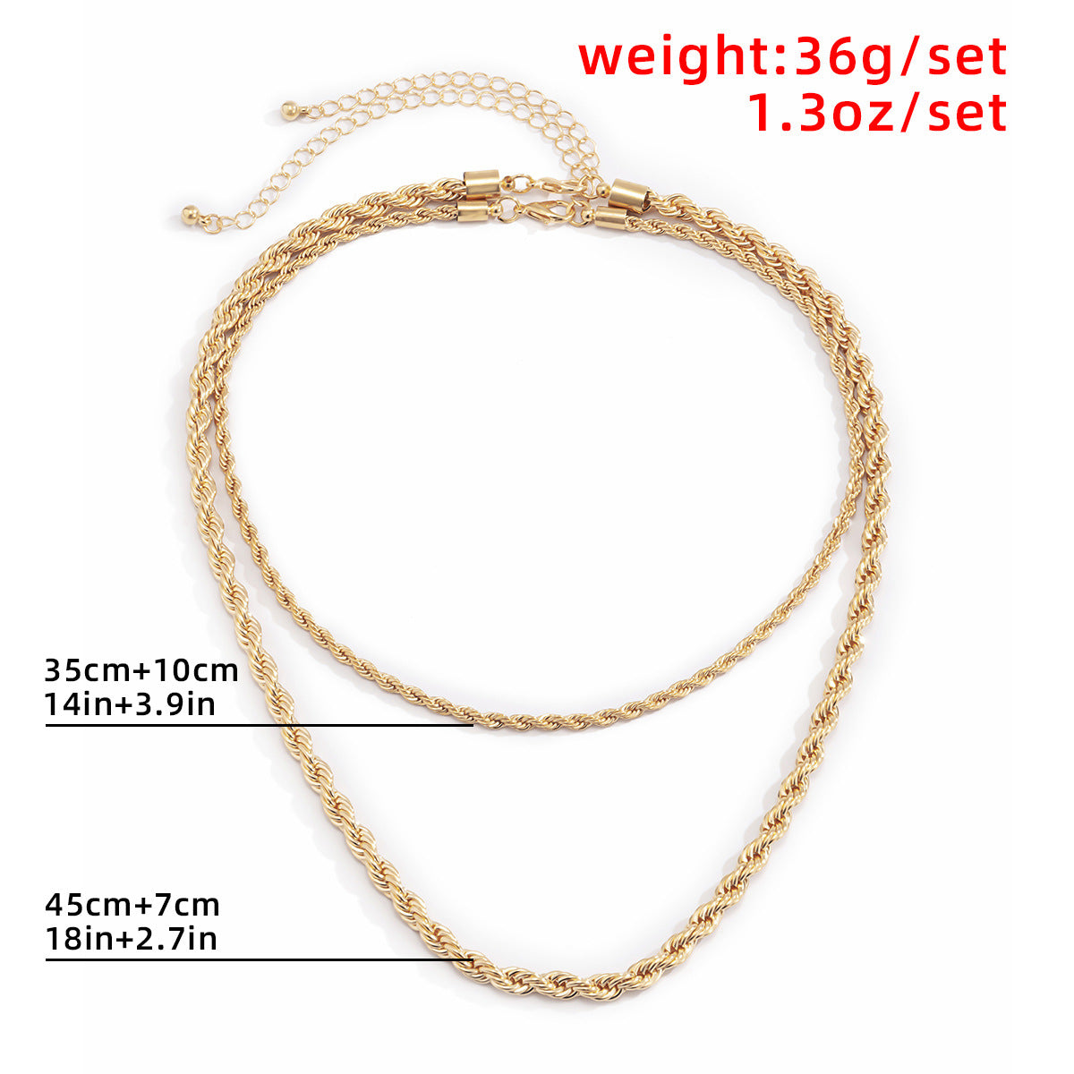 Planderful Vienna Verve Twist Chain Geometric Necklace For Women Mixed Metal Hip Hop Style Statement