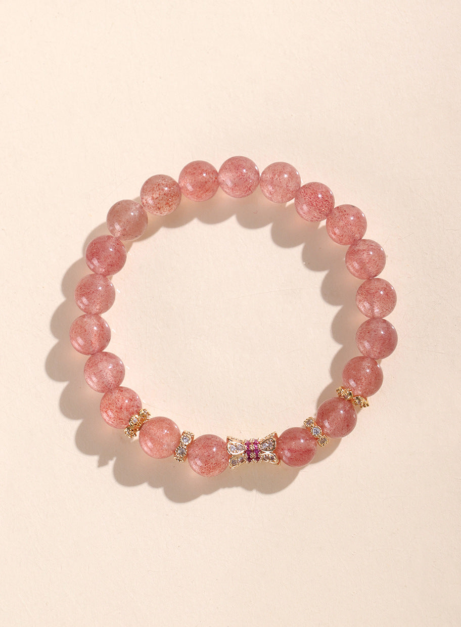Planderful Fortune's Favor Bracelet – Peach Blossom Luck Boost