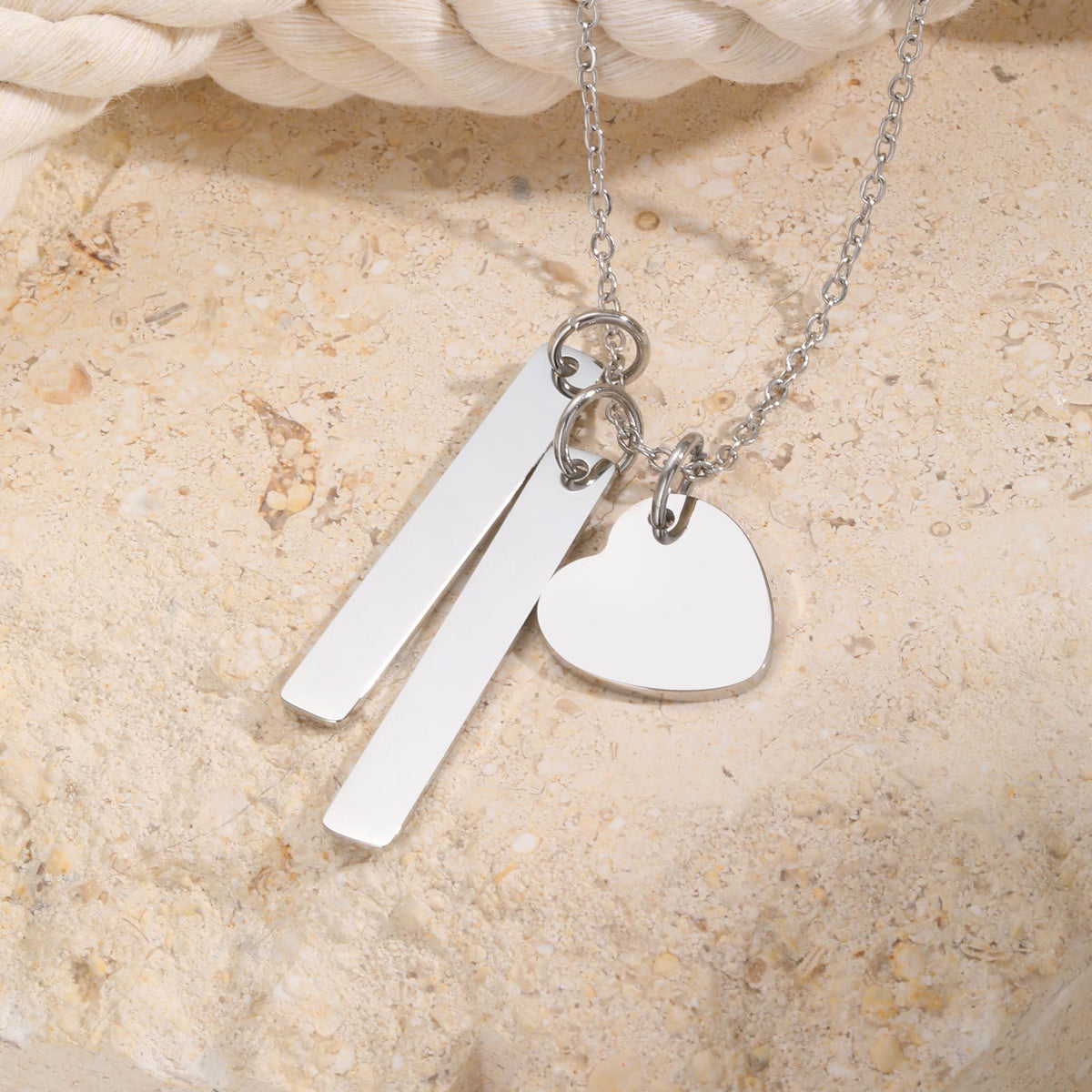 Rose Stainless Steel Necklace for Women