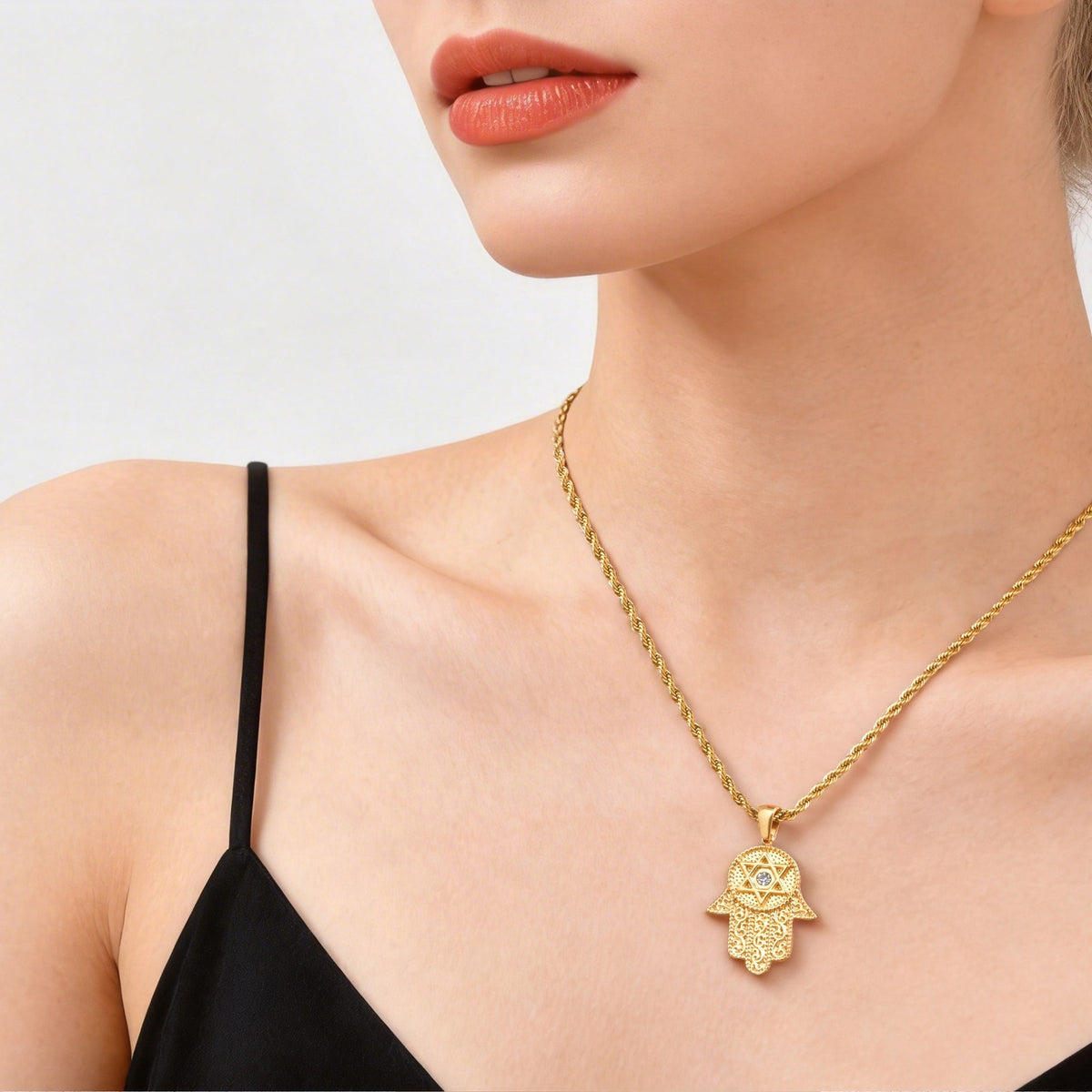 Zircon Stainless Steel Pendant