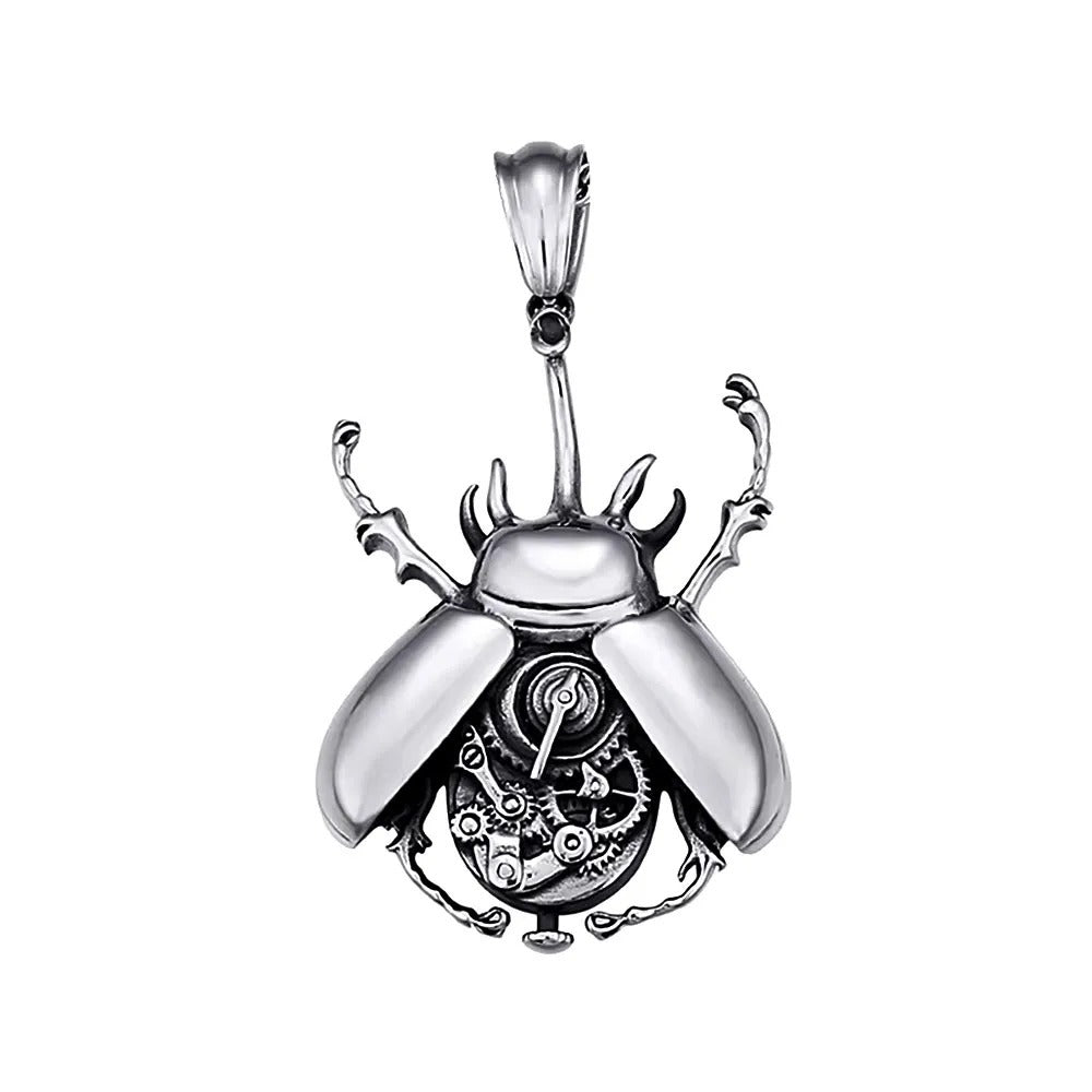 Punk Vintage Stainless Steel Pendant Necklace