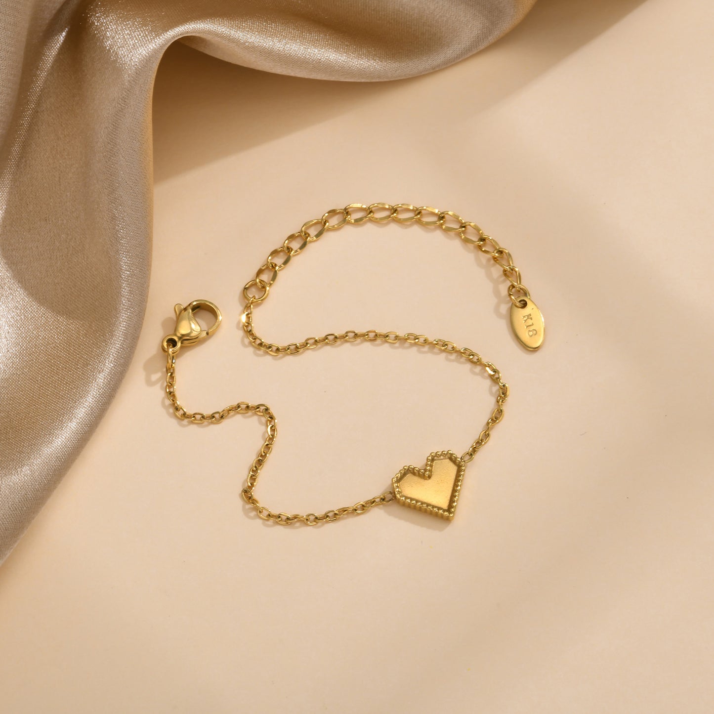 European And American Accessories Love Bracelet Women's Gold Fashion Stainless Steel Jewelry Personality Niche