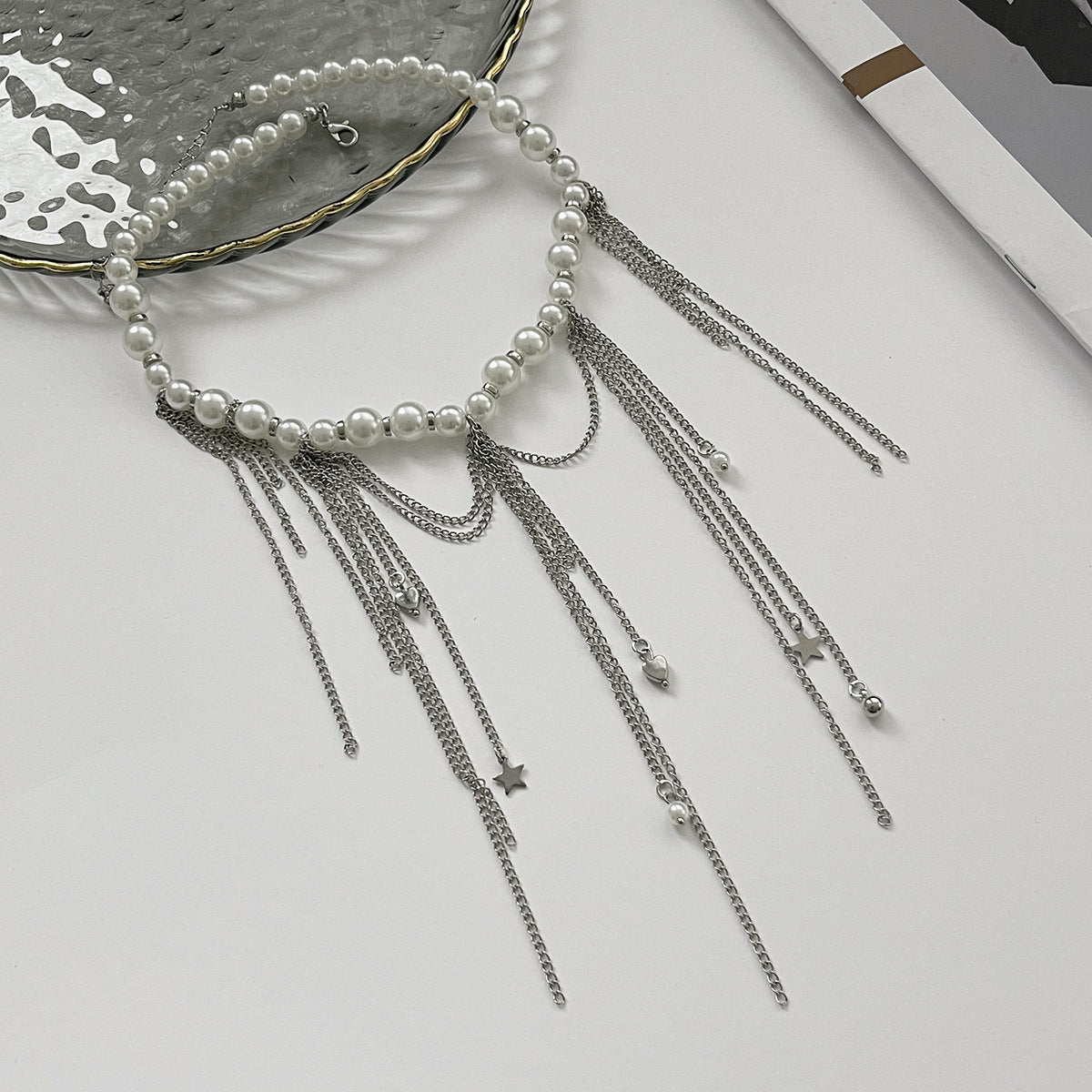 Planderful Vienna Verve Necklace – Elegant Imitation Pearl Design