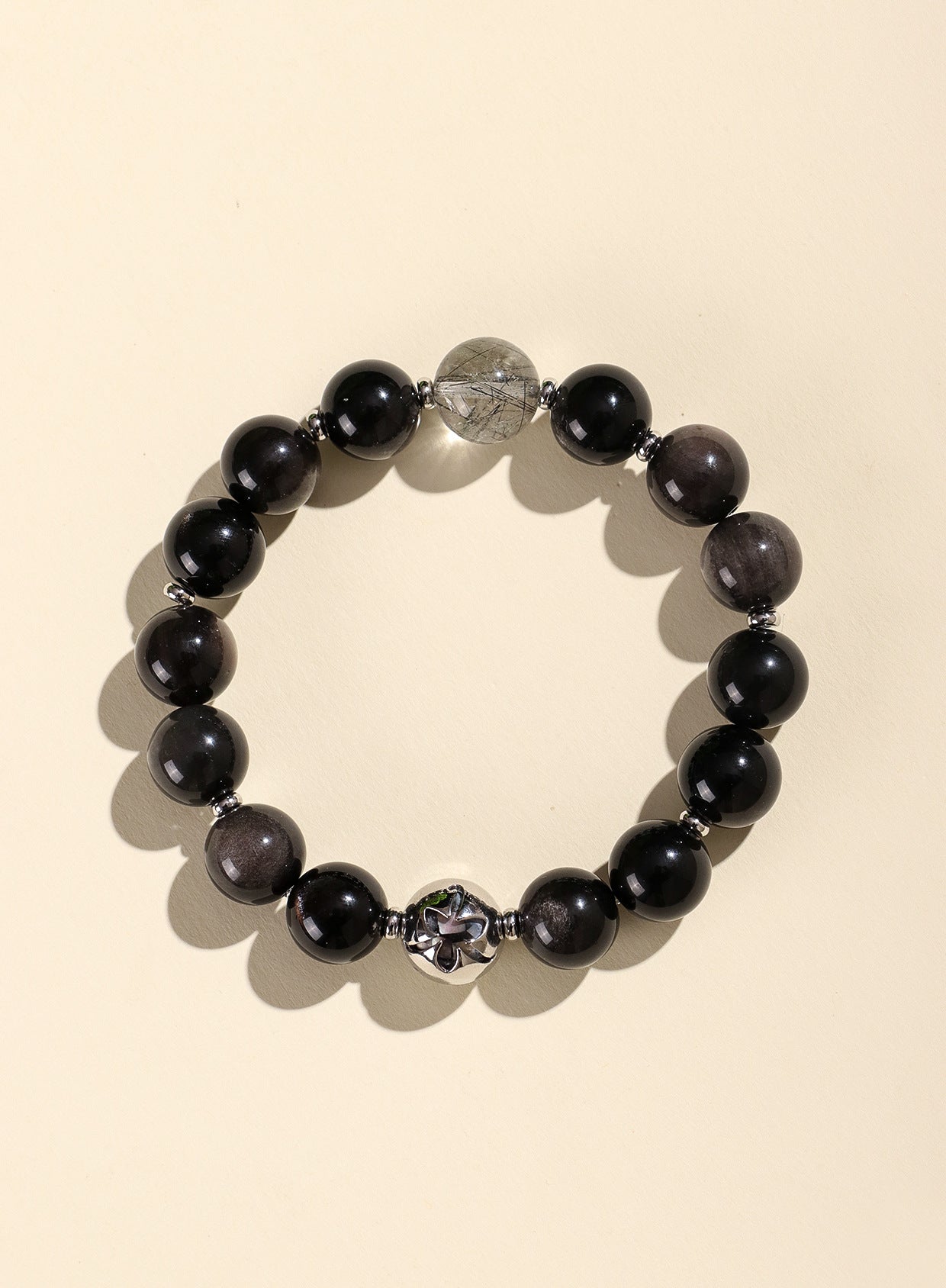 Planderful Fortune's Favor Bracelet – Elegant Pink Crystal and Amethyst Design