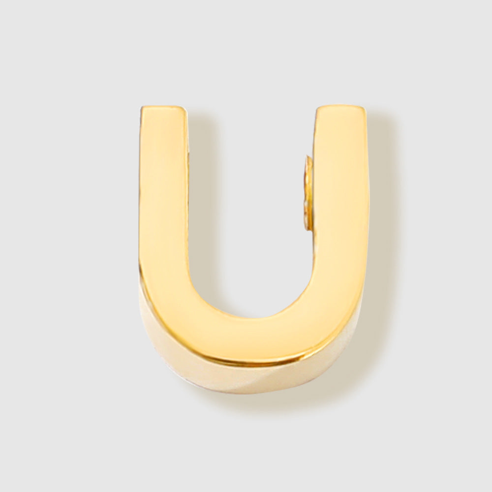 Planderful Jewelry Alphabet Letter Pendant Necklace Stainless Steel Customizable 26 Letters Gift