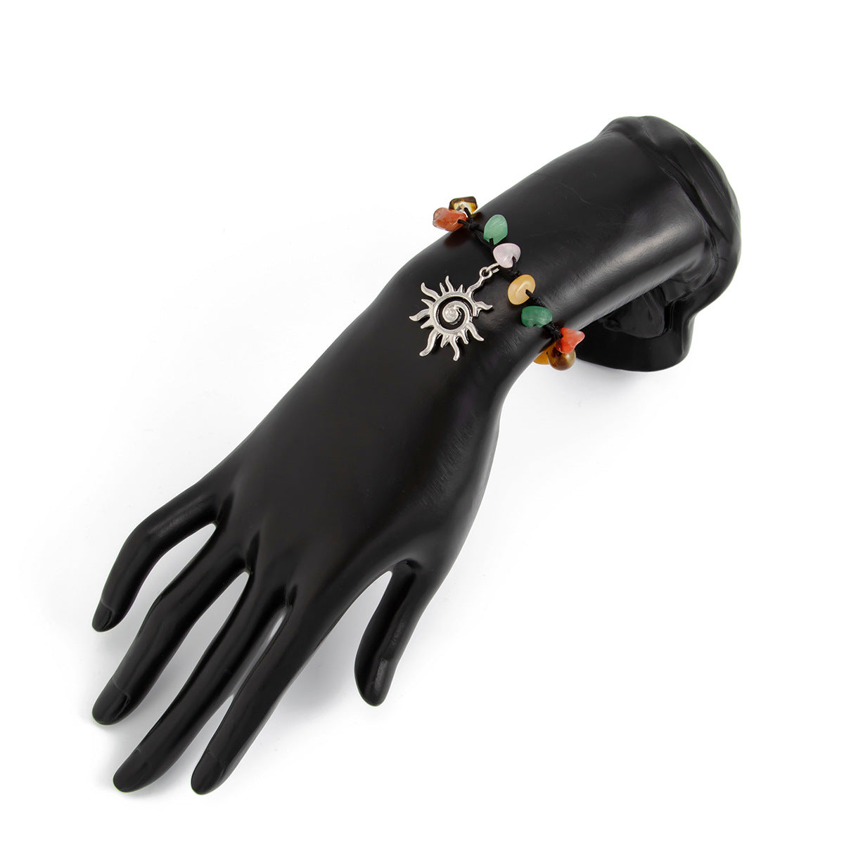 Planderful Vienna Verve Beaded Pendant Bracelet For Women Adjustable Pull Rope Statement Star Sun Charm