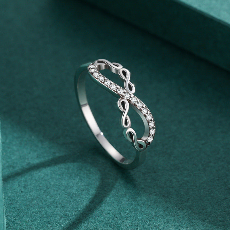 925 Sterling Silver Vintage Symbol Ring