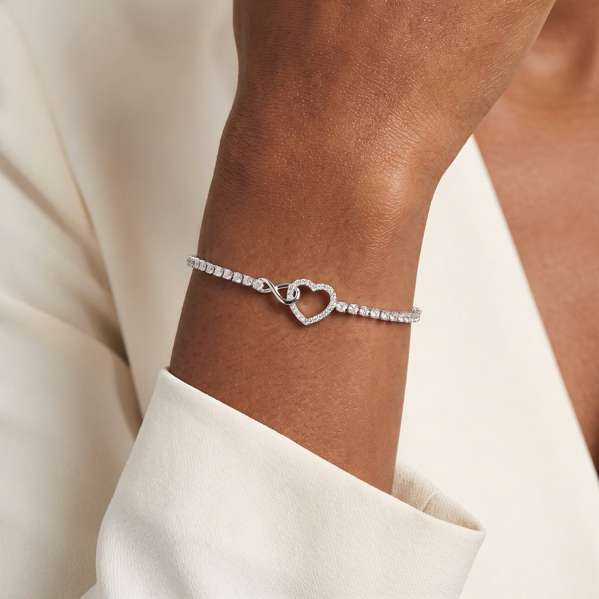 Heart Adjustable Copper Bracelet