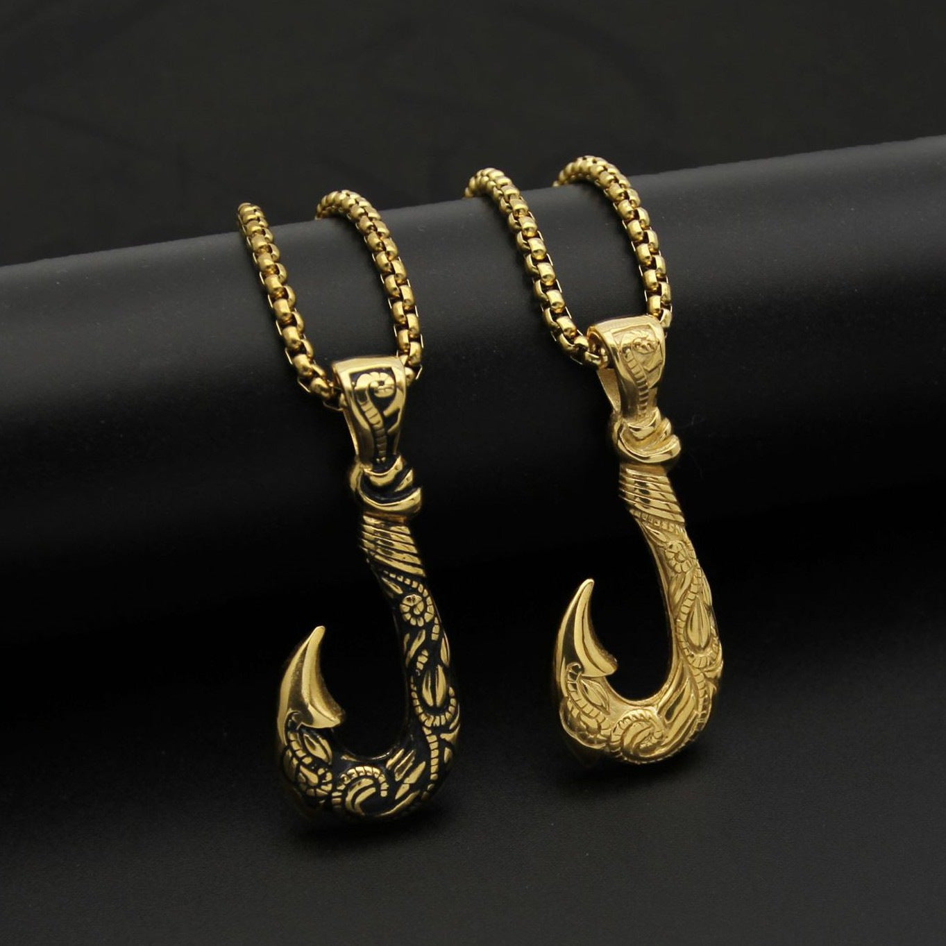Planderful Stainless Steel Viking Ship Pendant For Men Unisex Necklace With Anchor Hook Symbol Protection And Statement