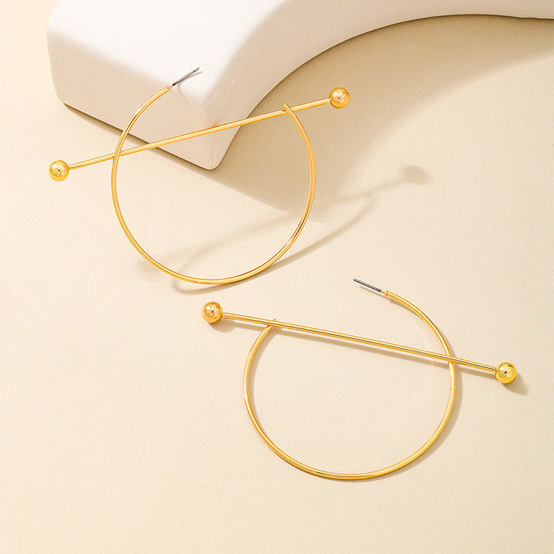 Planderful Vienna Verve Earrings – Creative Circular Metal Design