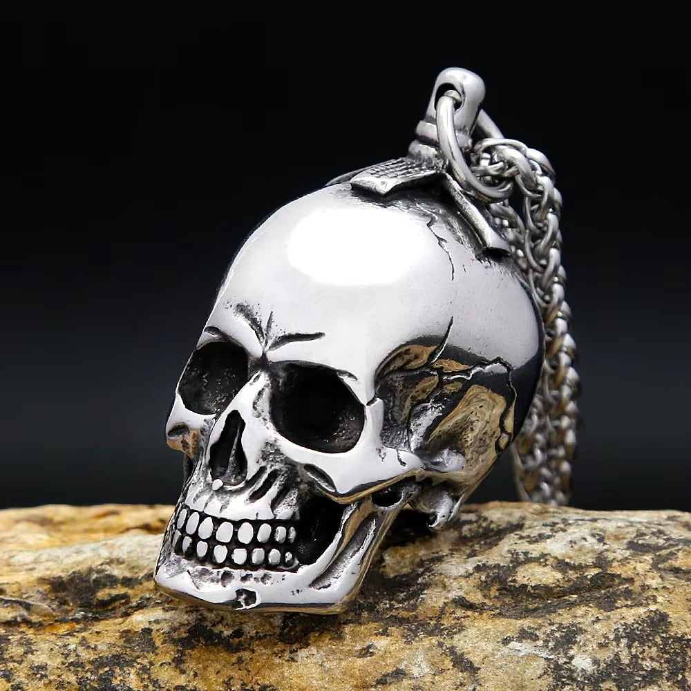 Punk Skull Stainless Steel Men's Ring