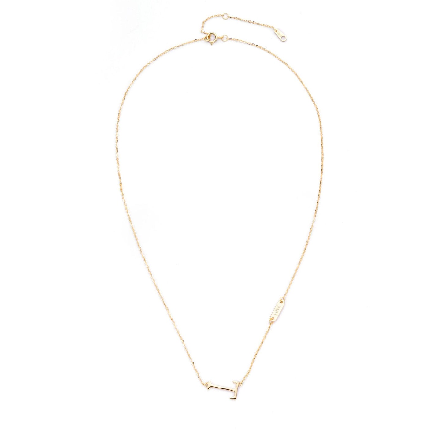 S952 Silver Jewelry Simple Letter T Necklace Fashion Cold Wind