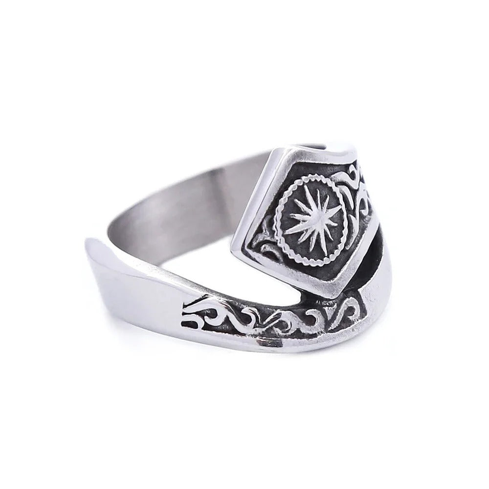 Vintage Dagger Stainless Steel Men's Ring